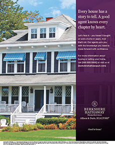 Berkshire Hathaway Home Services PenFed物业 national marketing print campaign example