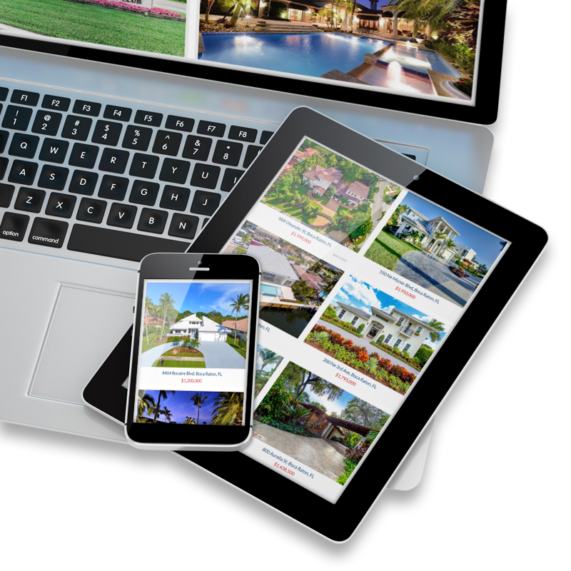 Receive New Real Estate Listing Updates via E-mail, Save Properties, Share and More!